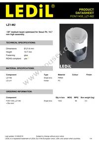 FCN11455_LZ1-M2 Datasheet Cover