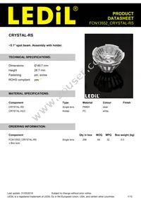 FCN13552_CRYSTAL-RS Datasheet Cover