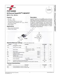 FCP104N60 Datasheet Page 2