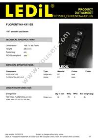 FCP15343_FLORENTINA-4X1-SS Datasheet Cover