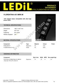 FCP15709_FLORENTINA-4X1-MRK-M Datasheet Cover