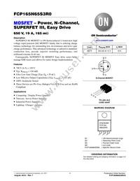 FCP165N65S3R0 Datasheet Cover