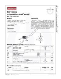 FCP25N60N Datasheet Page 2