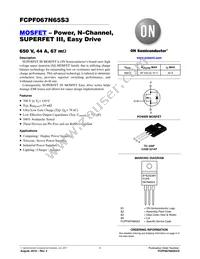 FCPF067N65S3 Datasheet Cover