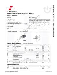 FCPF150N65F Datasheet Page 2