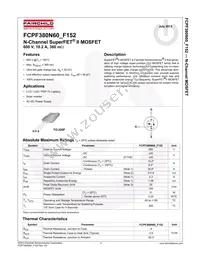 FCPF380N60-F152 Datasheet Cover