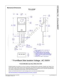 FCPF380N60-F152 Datasheet Page 8
