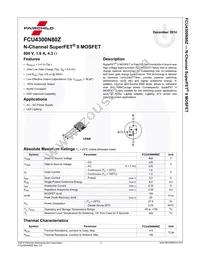 FCU4300N80Z Datasheet Page 2