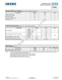 FCX491QTA Datasheet Page 2
