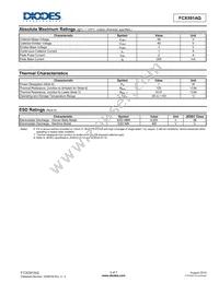 FCX591AQTA Datasheet Page 2