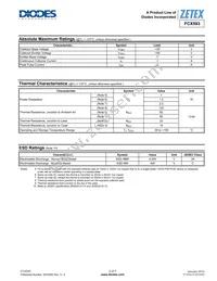 FCX593TA Datasheet Page 2
