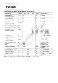 FCX688BTA Datasheet Page 2