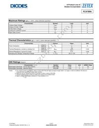 FCX789ATA Datasheet Page 2