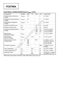 FCX790ATA Datasheet Page 2