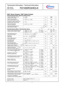 FD1000R33HE3KBPSA1 Datasheet Page 2