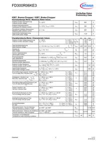 FD300R06KE3HOSA1 Datasheet Page 2