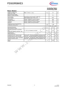 FD300R06KE3HOSA1 Datasheet Page 4