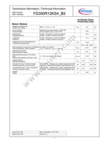 FD300R12KS4B5HOSA1 Datasheet Page 3