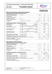 FD300R12KS4HOSA1 Datasheet Page 2