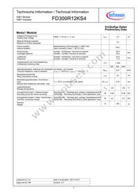 FD300R12KS4HOSA1 Datasheet Page 3