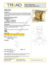 FD4-120 Datasheet Cover