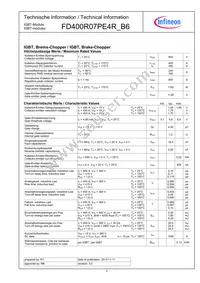 FD400R07PE4RB6BOSA1 Datasheet Page 2