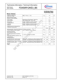 FD400R12KE3B5HOSA1 Datasheet Page 3