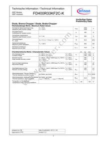 FD400R33KF2CKNOSA1 Datasheet Page 2