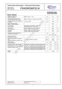 FD400R33KF2CKNOSA1 Datasheet Page 4