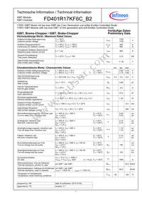 FD401R17KF6C_B2 Datasheet Cover