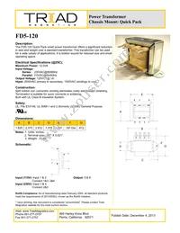 FD5-120 Datasheet Cover