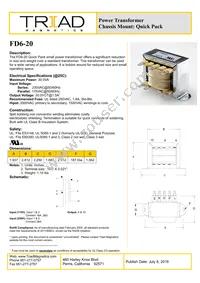 FD6-20 Datasheet Cover