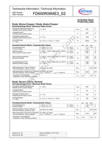 FD600R06ME3S2BOSA1 Datasheet Page 3