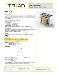 FD7-120 Datasheet Cover
