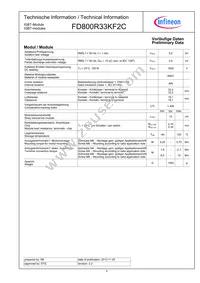 FD800R33KF2CNOSA1 Datasheet Page 4