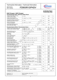 FD900R12IP4DVBOSA1 Datasheet Page 2