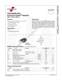 FDA16N50LDTU Datasheet Page 2