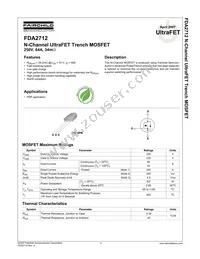 FDA2712 Datasheet Cover