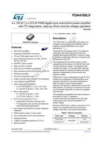 FDA4100LV-T Datasheet Cover