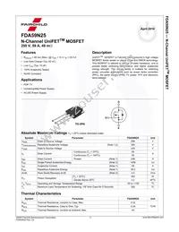 FDA59N25 Datasheet Page 2