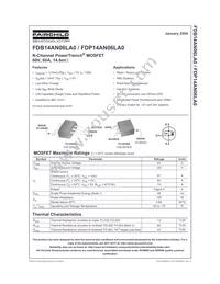 FDB14AN06LA0 Datasheet Cover