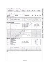 FDB14AN06LA0-F085 Datasheet Page 2