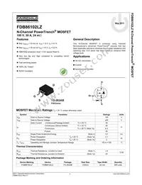 FDB86102LZ Datasheet Page 2