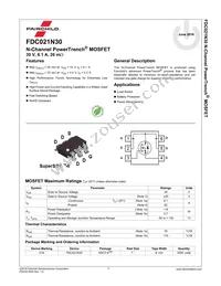 FDC021N30 Datasheet Page 2