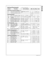 FDC3616N Datasheet Page 2