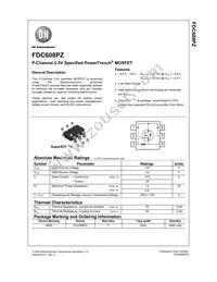 FDC608PZ Datasheet Cover
