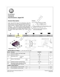 FDC6301N Datasheet Cover