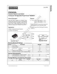 FDC6332L Datasheet Cover