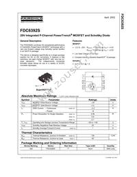 FDC6392S Datasheet Page 2
