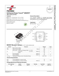 FDC8884 Datasheet Page 2